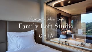 Highlight : Room Tour Family Loft Studio | Gaia Hotel Bandung