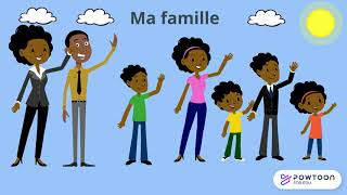 Ma famille song  -  My family song in French
