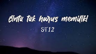 Download lagu ST12 • Cinta tak harus memiliki // [Cover - Elnino ft. Willy preman pensiun] mp3