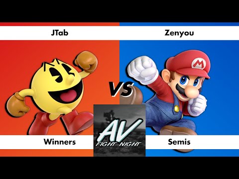 AV Fight Night #34 - Winners Semifinal: TAB | DCG | JTab (Pac-Man) vs Zenyou (Mario)