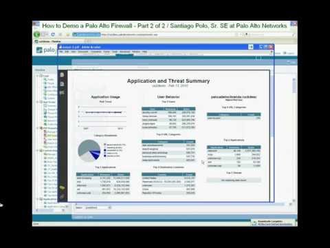 Palo Alto Networks Firewall Demo Interface part 2 (WeSecure)