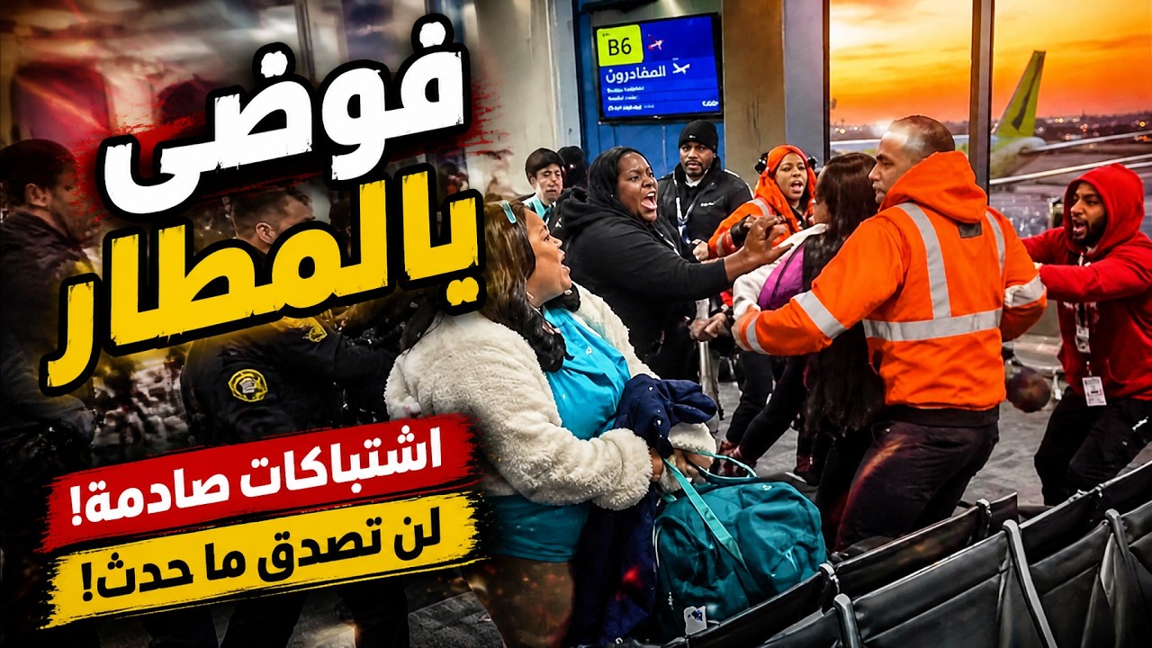 وثائقي امن المطارات | عطل مفاجئ يشل مطارًا بالكامل! 3700 مسافر عالقون وطوابير ل?