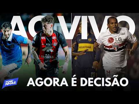🚨AO VIVO: VITÓRIA VENCE E RESPIRA! BOCA x SÃO PAULO, FLUMINENSE x PLATENSE, SANTA FÉ x VASCO!