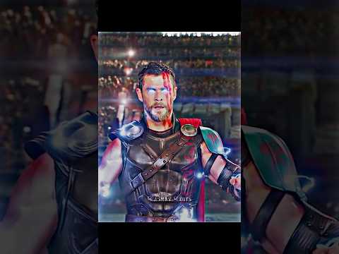 Coldest Moment IN MCU 🥶✨ | Thor Vs Hulk Fight Scene | Thor Ragnarok in Hindi #shortsfeed #marvel