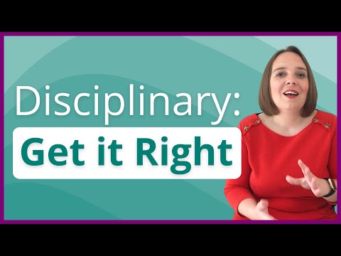 Getting the Disciplinary Procedure Right