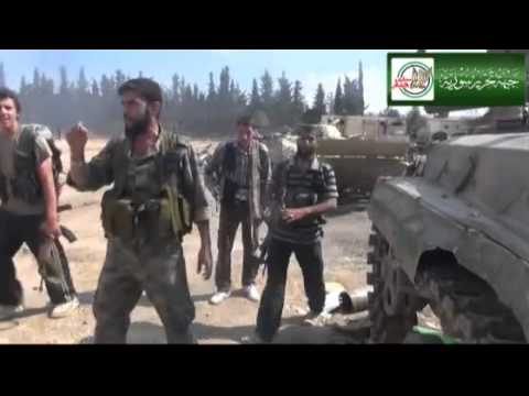 تقرير مرئي عن معركة السيطرة على حاجز الزيت من قبل جبهة السيطرة على سوريا