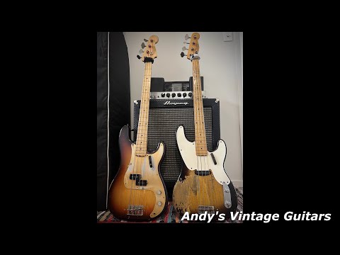 1950s Fender Precision Bass - 1954 vs 1958 - Andy's Vintage Guitars