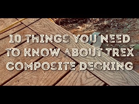 How to install Trex composite decking