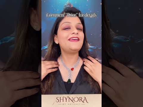 Arvena Dual-Tone Leaf Drop Necklace Set
