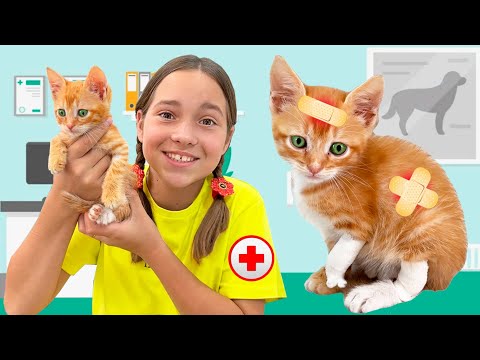Sofia and stories about saving a little Kitten