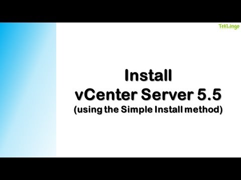 comment installer vcenter