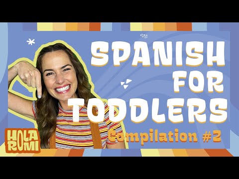 Spanish Lesson for Toddlers! - Hola Romi - Compilation of Language-Learning videos for Kids