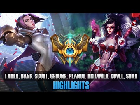 Challenger Match - Faker, Bang, Scout, Ggoong, Peanut, Kkramer, Cuvee, SoaR - KR SoloQ Highlights