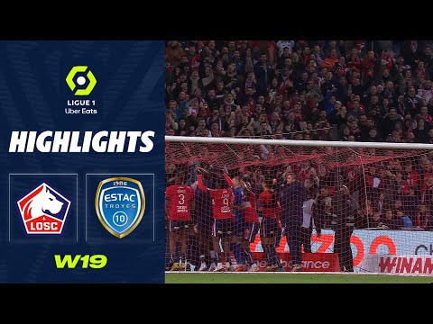 LILLE LOSC - ESTAC TROYES (5 - 1) - Highlights - (LOSC - ESTAC) / 2022-2023