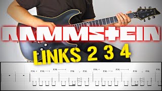Download lagu RAMMSTEIN - LINKS 2 3 4 (Solo) | Guitar Cover Tutorial (FREE TAB) mp3