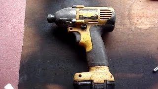 How to make a cordless drill with a bad battery into a portable corded drill.