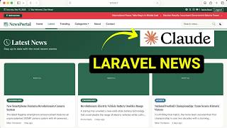 Build a Modern News Website in Laravel Using Claude Code