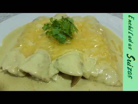 🌿🍗 Enchiladas Suizas Verdes con Pollo | Receta Fácil y Sin Horno 😱😱
