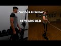 HOW I SURVIVE THE C0R0NA VIRUS... (16 YEARS OLD BODYBUILDER TRAINS PUSH IN QUARANTINE!)