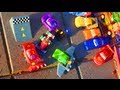 Cars 2 Stunt Ramp Action Agents McQueen Francesco Bernoulli Mattel Toys Disney Pixar Toy Review