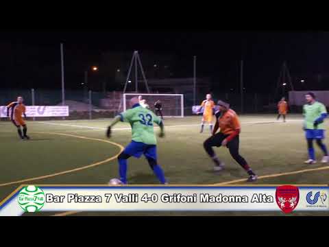 CSI Perugia Calcio a 7 Eccellenza Bar Piazza 7ValliGrifoni Madonna Alta 4-0 Highlights 21-03-2018