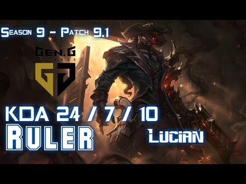 Gen Ruler LUCIAN vs EZREAL ADC - Patch 9.1 KR Ranked