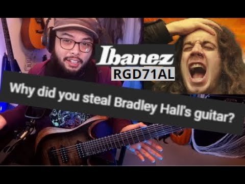 TheGearChase | I stole Bradley Hall's Ibanez? RGD71AL-ANB 1 Year Review!