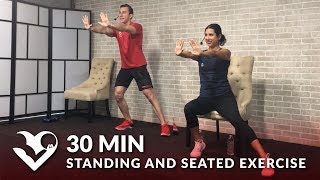 30 Min Exercise for Seniors, Older People, Elderly - Seated Chair Exercises Senior Workout Routines