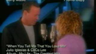 Julio Iglesias &amp; Coco Lee   When You Tell Me That You Love Me