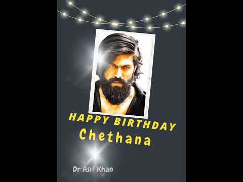 Happy Birthday Chethana