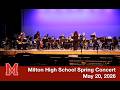 Milton High School Spring Concert May 20 2026