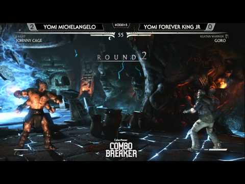 MKX After Hours @ Combo Breaker 2015 - Yomi Michelangelo vs YOMI Forever King Jr [720p/60fps]