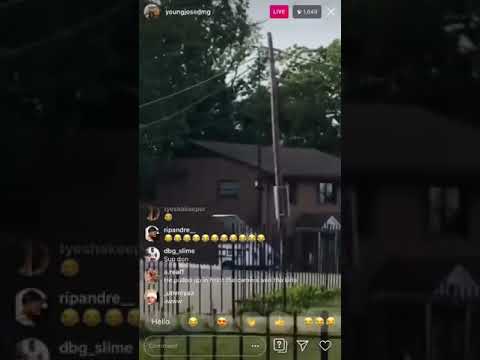 YOUNG JOSE & NO SAVAGE ADDRESS SHY GLIZZY PULLING UP (FULL IG LIVE)