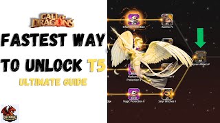 5 STEPS TO UNLOCK T5 FASTEST | CALL OF DRAGONS