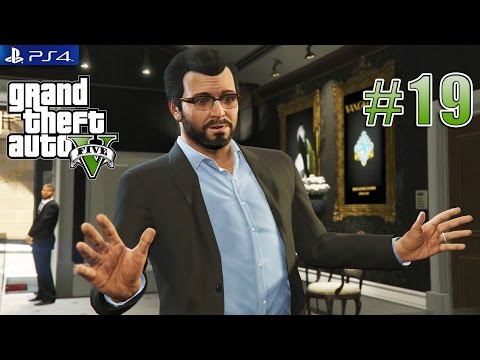GTA V / GTA 5 - PS4 / XBOX ONE Walkthrough Next Gen Gameplay PART 19 Casing The Jewel Store
