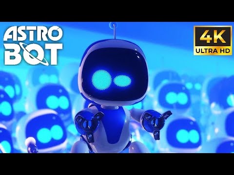 Astro Bot All Cutscenes (Game Movie) 4k