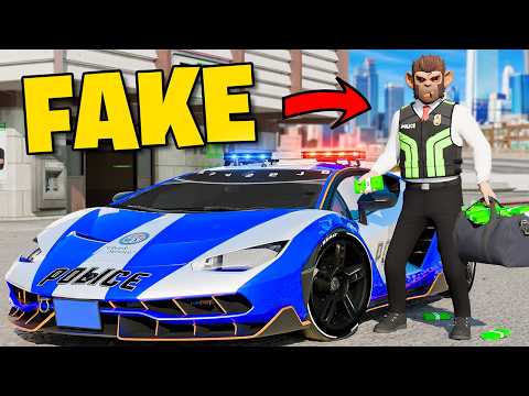 Robbing Banks as a Fake Cop sa GTA 5