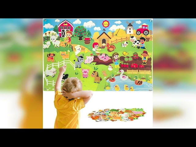 Vídeo relacionado con LIBRAGOLD Juego de 46 piezas de tablero de fieltro para decoración de tablero de mensajes (tablero no incluido)