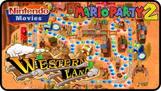 Mario Party 2 - Western Land (3 players, Hard Difficulty)