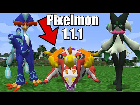 Novo Mod de Pixelmon ATUALIZOU com  NOVOS Pokemon de Scarlet e Violet na Lucky Pixelmon no Minecraft