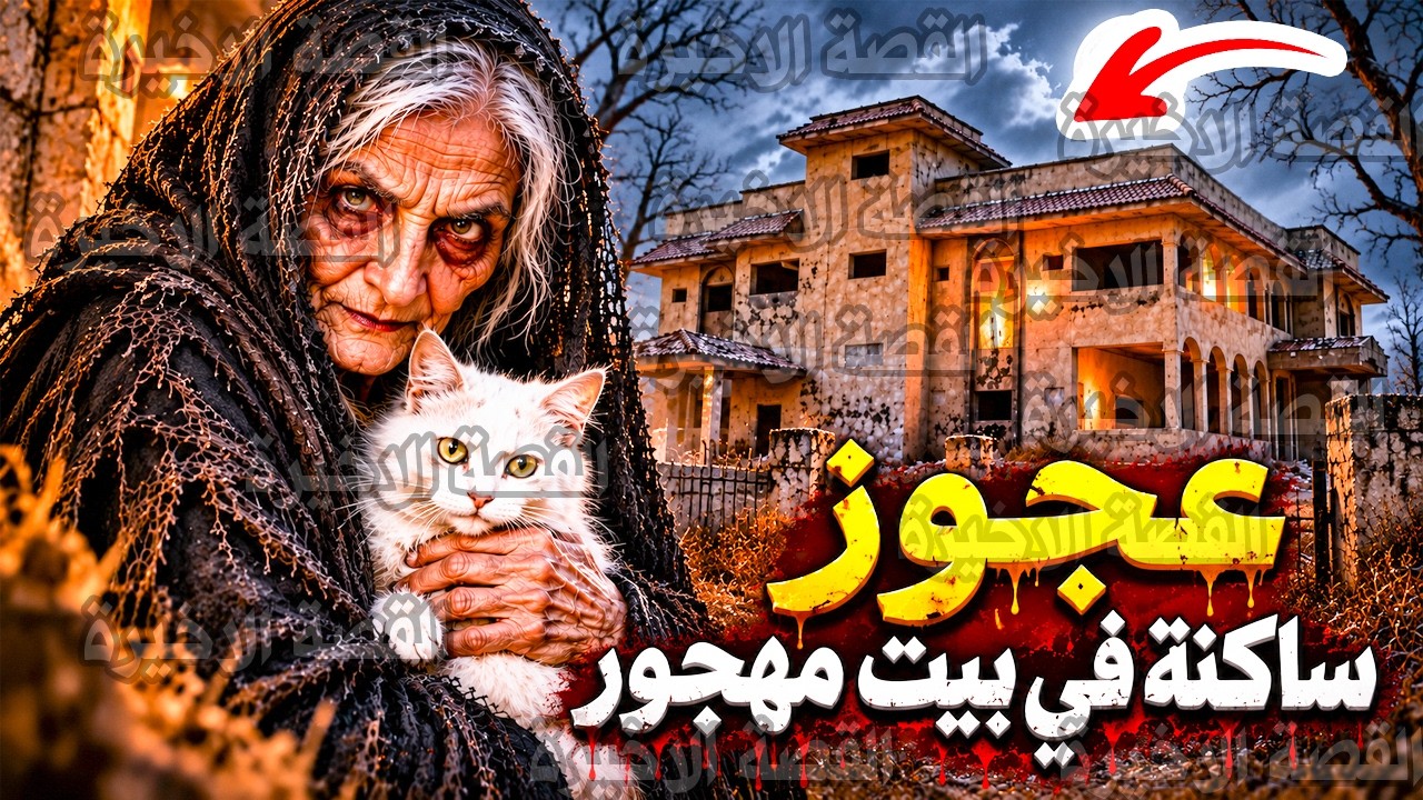 قصص رعب : عجوز ساكنة في بيت مهجور