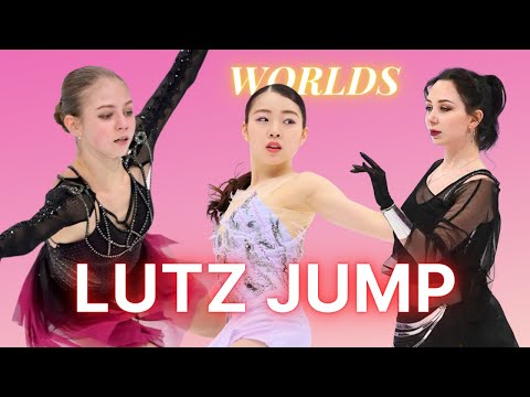 Best Ladies Lutz Jump? World Championships 2021 - Lutz Edge Analysis