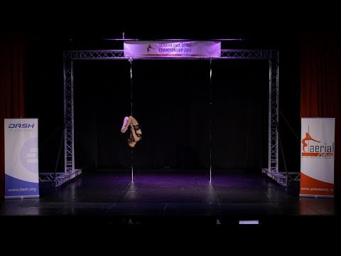 Sonja Rajkov - 2nd place - Amateur category - Serbian Pole Sports Championship 2017