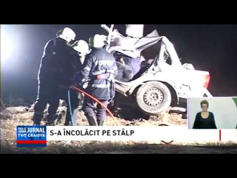 S-A ÎNCOLĂCIT PE STÂLP