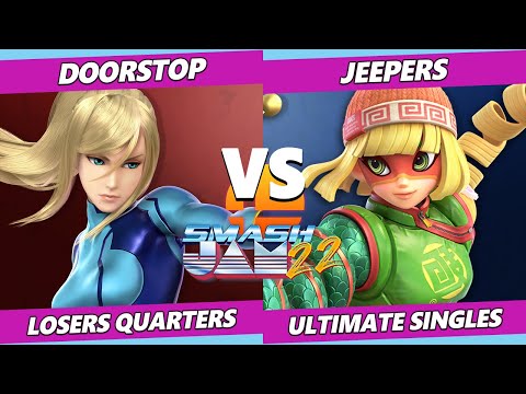 Smash Jam 22 Losers Quarters - Doorstop (ZSS) Vs. Jeepers (Min Min) SSBU Ultimate Tournament