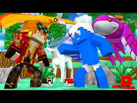 Minecraft: Liga Pokemon #08 - TROLLANDO COM LENDÁRIOS ‹ Ravanha ›