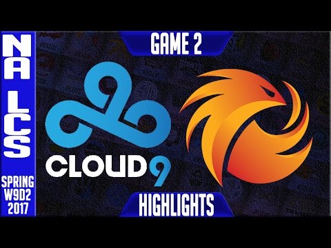 Cloud 9 vs Phoenix 1 Highlights Game 2 - NA LCS W9D2 Spring 2017 - C9 vs P1 G2