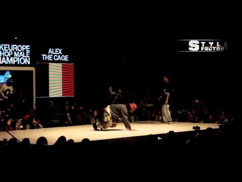 SDK Europe 2013 | Hip Hop Male Final | Junior Boogie vs Alex The Cage