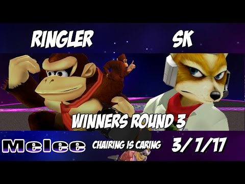 Chairing is Caring 3/7/17 - Ringler (DK) vs. SK (Fox) - SSBM Winner's Quarter Finals