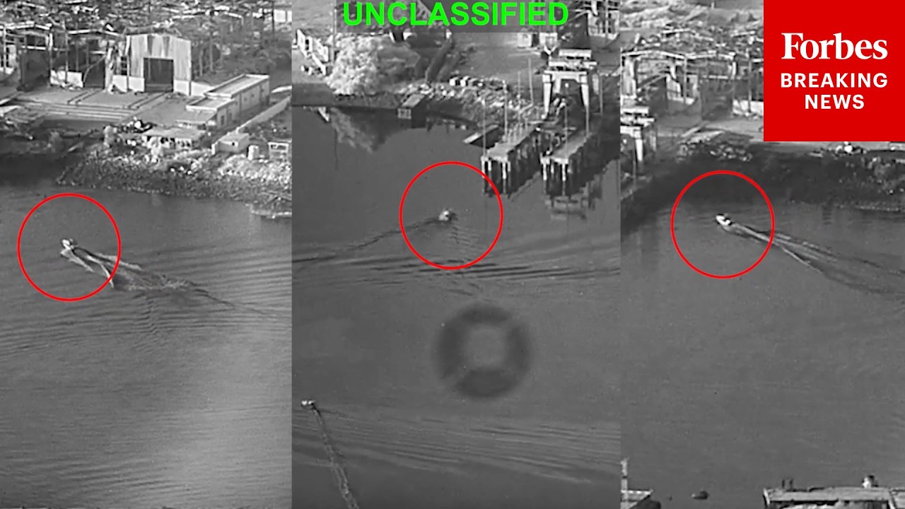 Video | CENTCOM Footage: 'U.S. Sea Drones Strike Submarine And Ship Maintenance Facility In Iran'